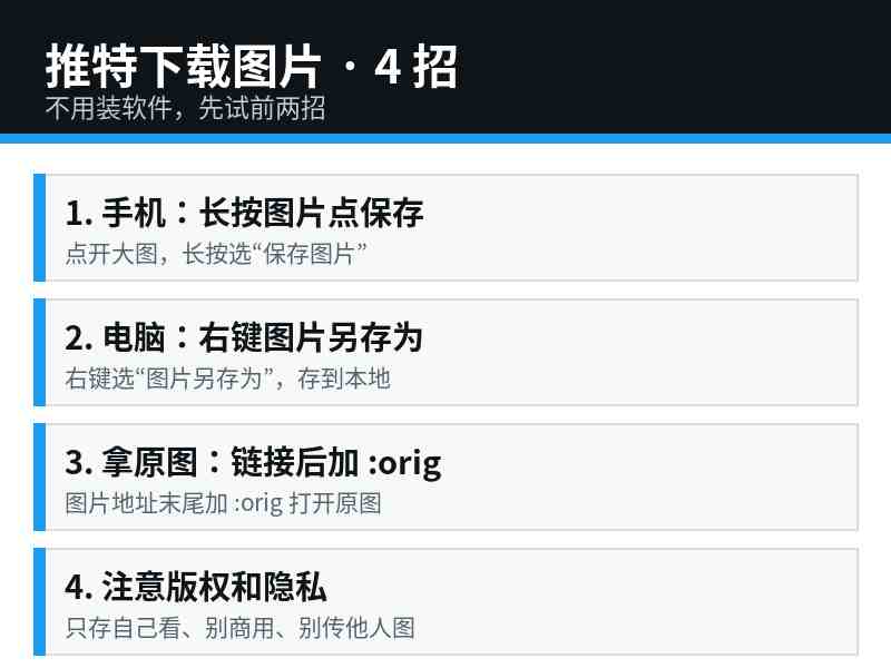 推特怎么下载图片?推特原图保存方法